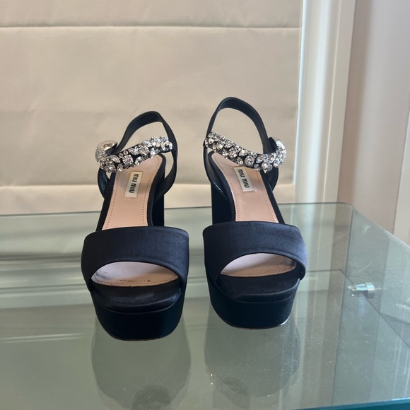 Miu Miu satin platforms - Picture 3 of 5